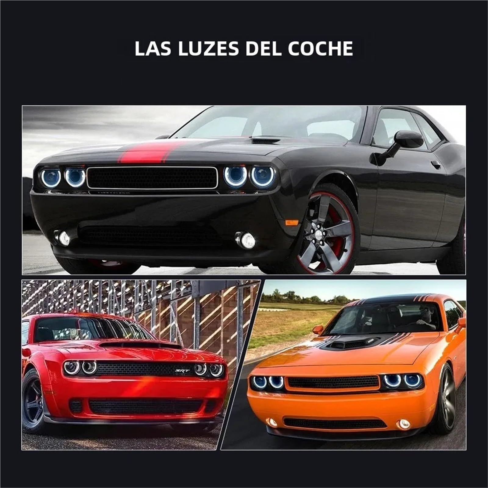 Światła drogowe Do Dodge Challenger 2008-2014