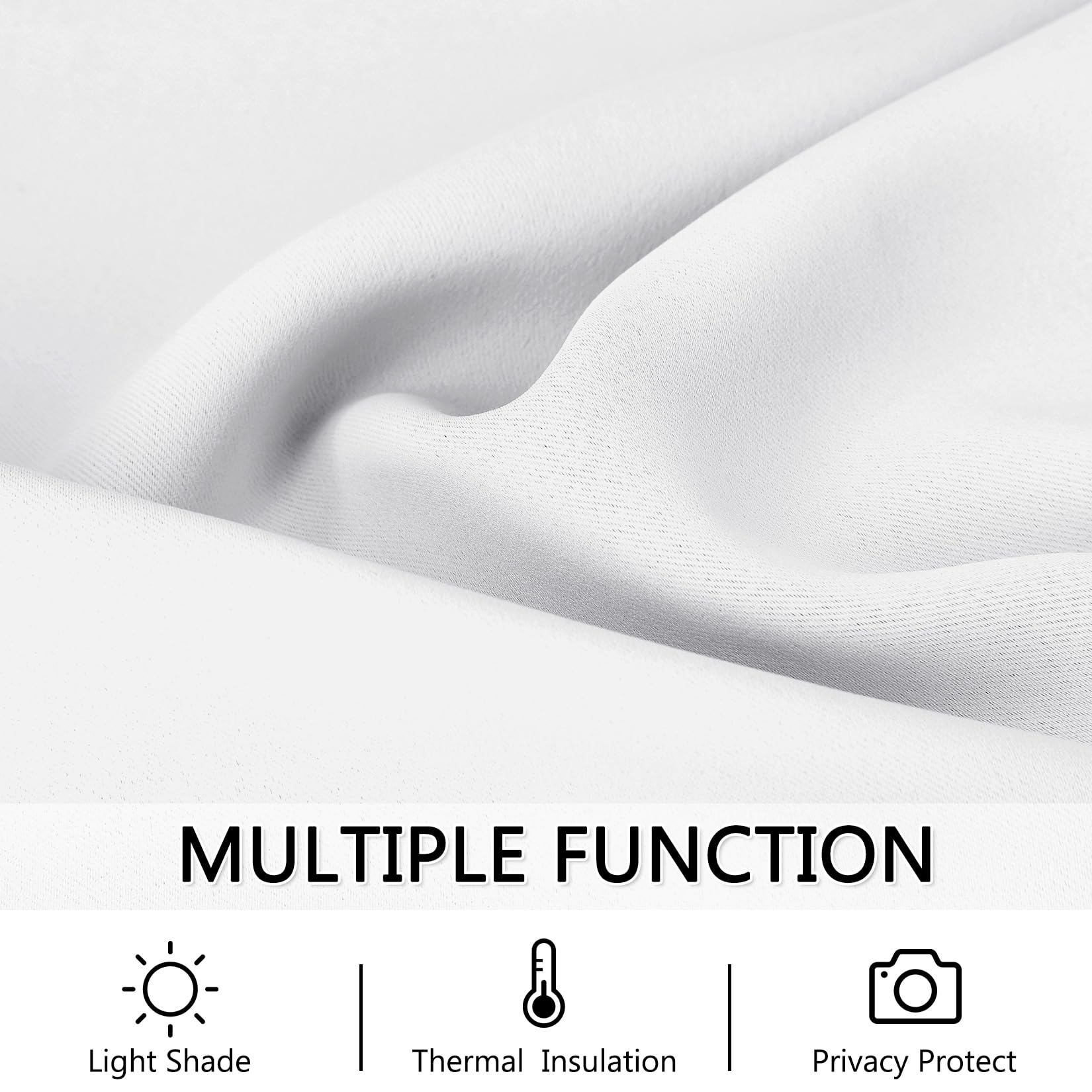 LinTimes Blackout Short Curtains 24 Inches Long for Bathroom Set 2 Panels Rod Pocket Cafe Tier Curtains Light Blocking Blackout Room Darkening Camper Curtains for Small Windows Kitchen White Wine - Image 4