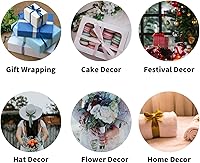 Vista 6 de HedongHexi Cinta de terciopelo de 18 yardas de ancho de 38 pulgadas de ancho, rollo de cinta de terciopelo de una sola cara con carrete