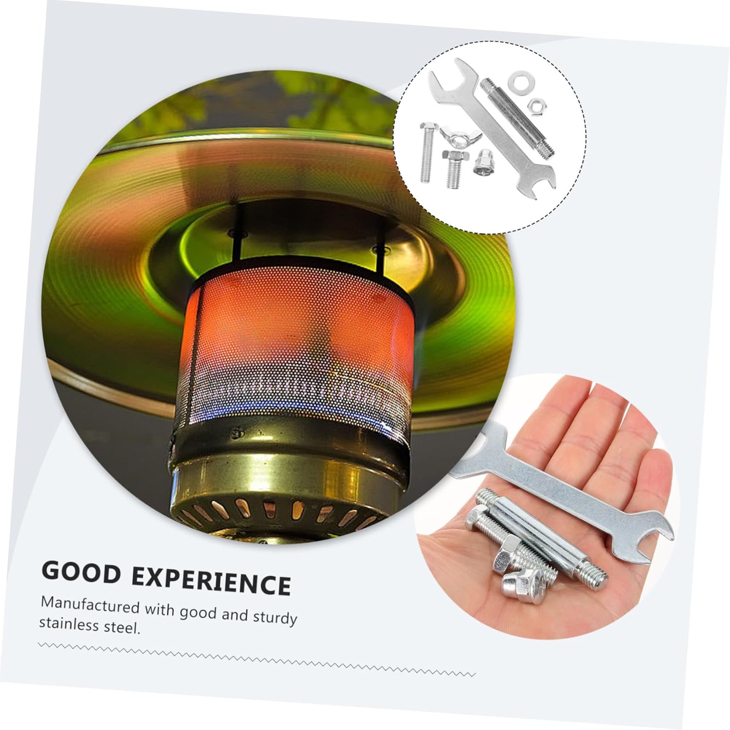 TOYANDONA 1set Patio Heater Replacement Parts Kit of Tools for Easy Installation of Outdoor Heaters Compatible Various Models Includes Essential Parts