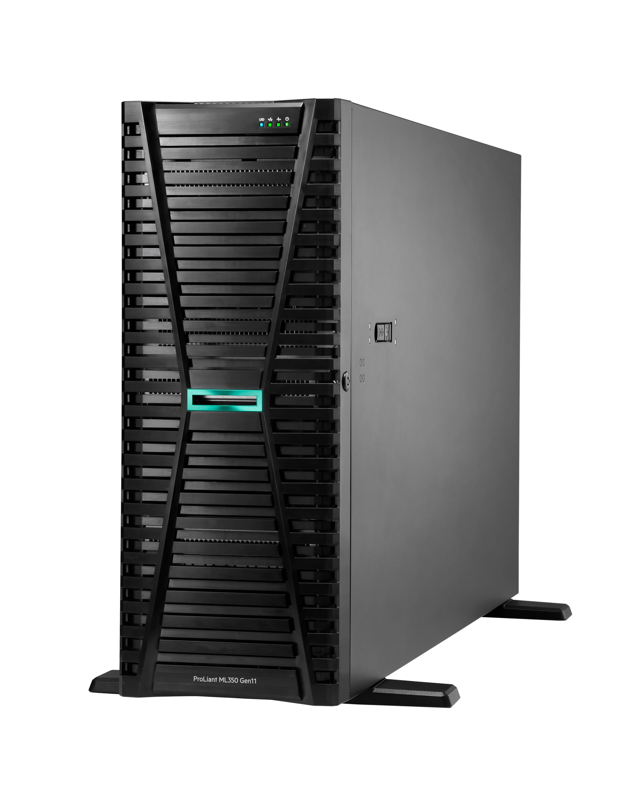 Hewlett Packard Enterprise ProLiant ML350 Gen11 Tower Server w/one Intel Xeon Gold 5416S Processor, 2.0GHz 16?core 1P 64GB?R MR408i?o 8SFF 2x480GB SSD 2x800W RPS (HPE Smart Choice P69313-005)