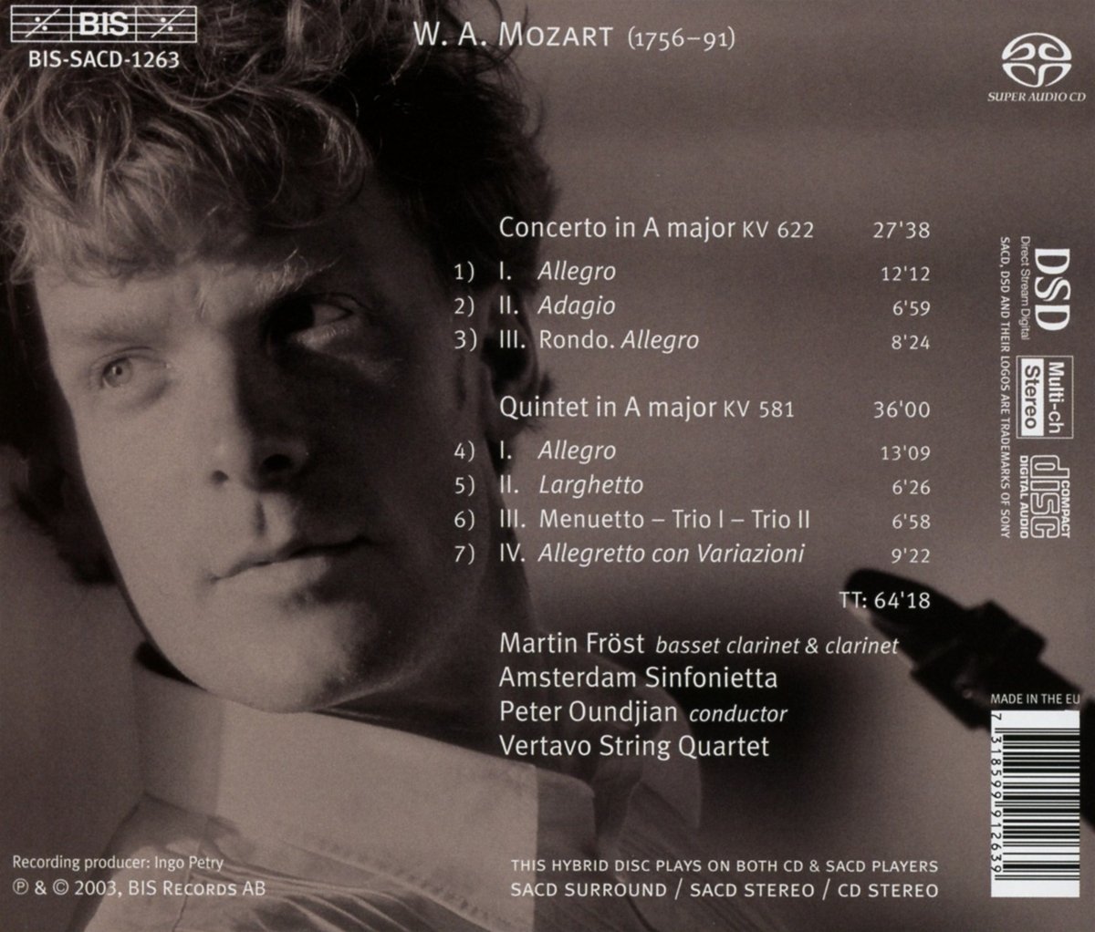 Clarinet Concerto/Clarinet Quintet