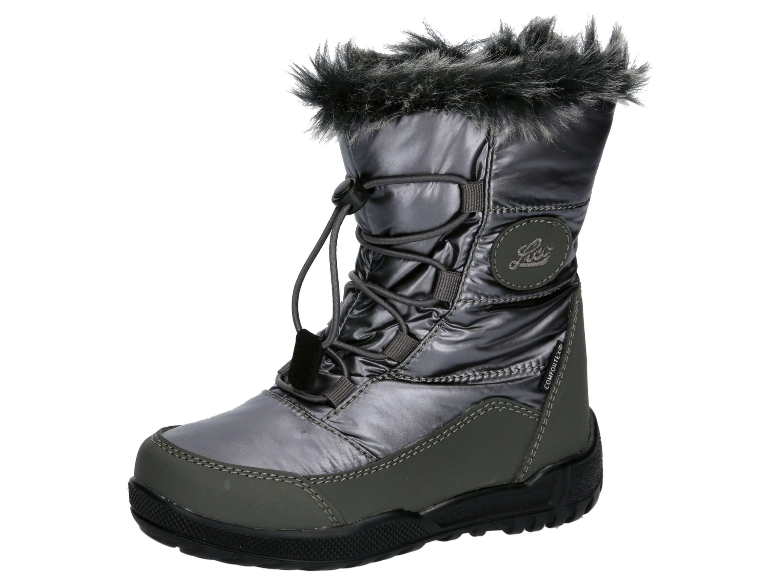 Lico Girls' Loana Snow Boots, gray, 8 UK Child