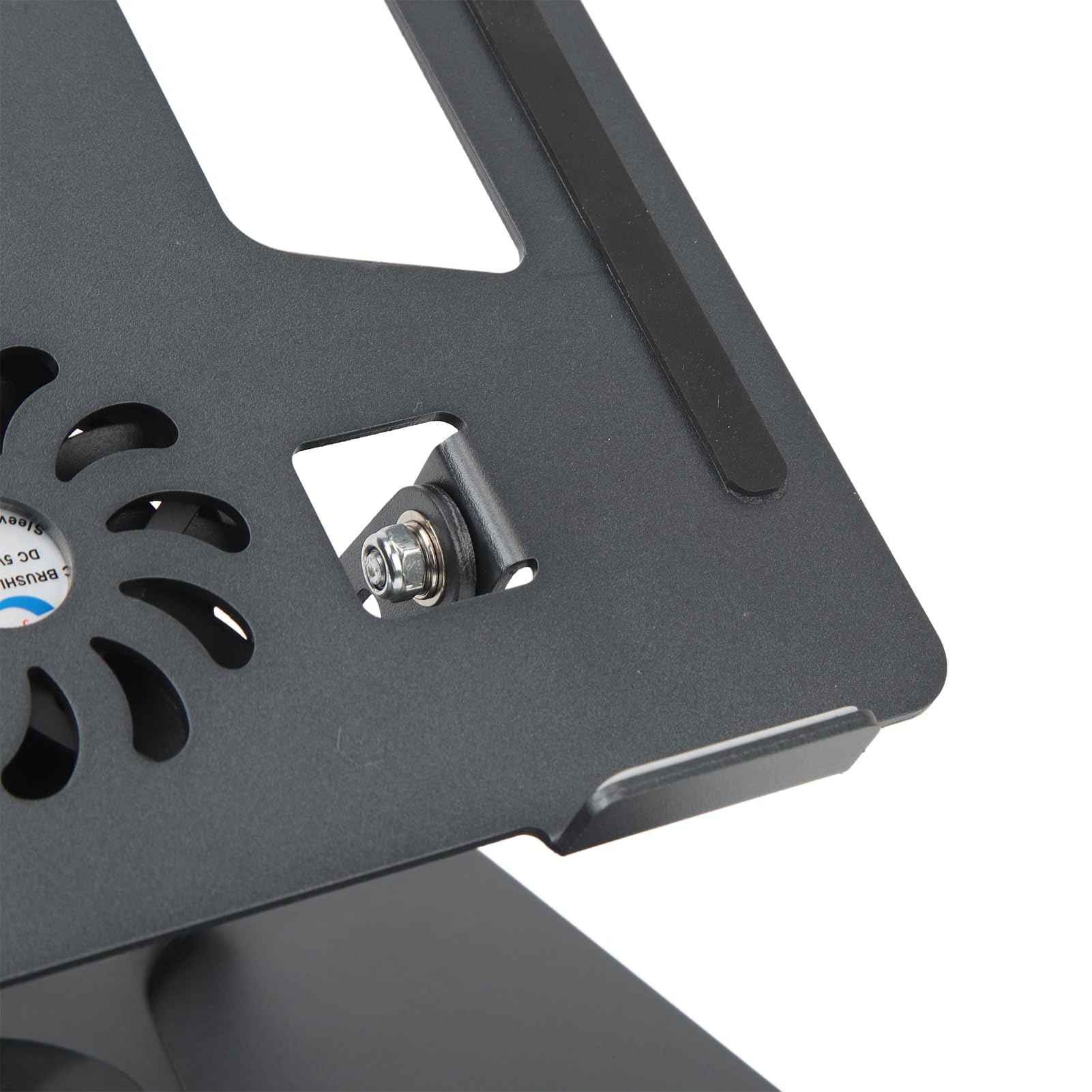 Sxhlseller Supporto per Laptop Regolabile in Continuo con Ventola di Raffreddamento, Supporto per Laptop in Alluminio Ruotabile a 360° per Dispositivi da 11-17,3 Pollici, per Computer Ergonomico