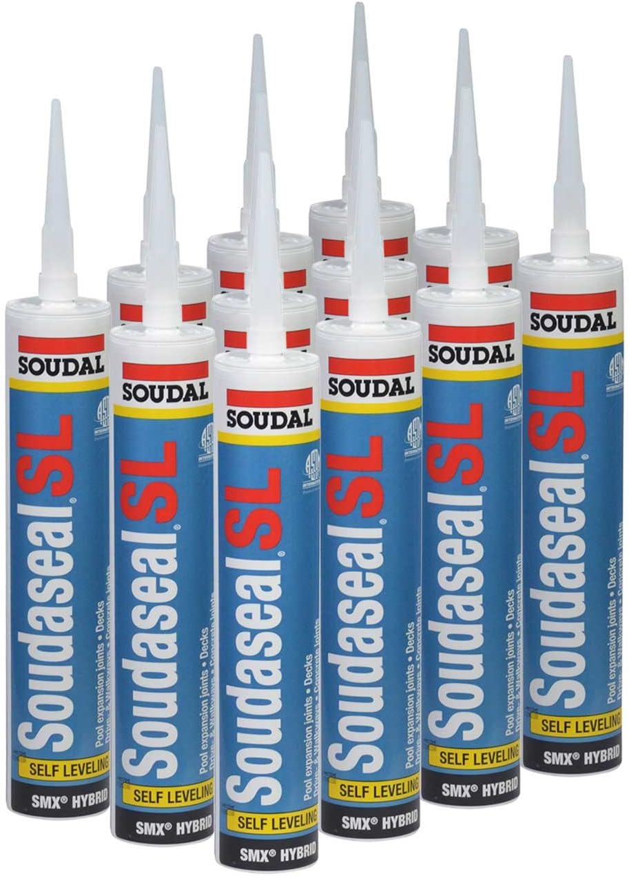 SL, 29 fl oz Cartridge, Self Leveling SMX Hybrid Polymer Sealant for Horizontal Joints, Limestone, Case of 12