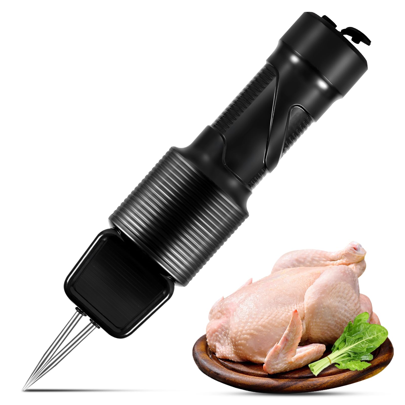 MXBAOHENG Spiumatrice di Piume di Pollame Elettrica 7.4V Macchina Palmare Elettrica per Pollame Ricaricabile per Peli Corti e Vascolari Rimozione Elettrica delle Piume per Pollame, Anatra, Oca (nero)