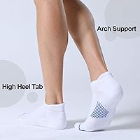 Vista 5 de FITRELL Men's 6 Pack Ankle Running Socks Low Cut Cushioned Athletic Sports Socks 7-99-1212-15