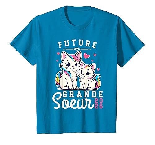 Enfant Future Grande Soeur 2026, Annonce Grossesse Idée Cadeau T-Shirt