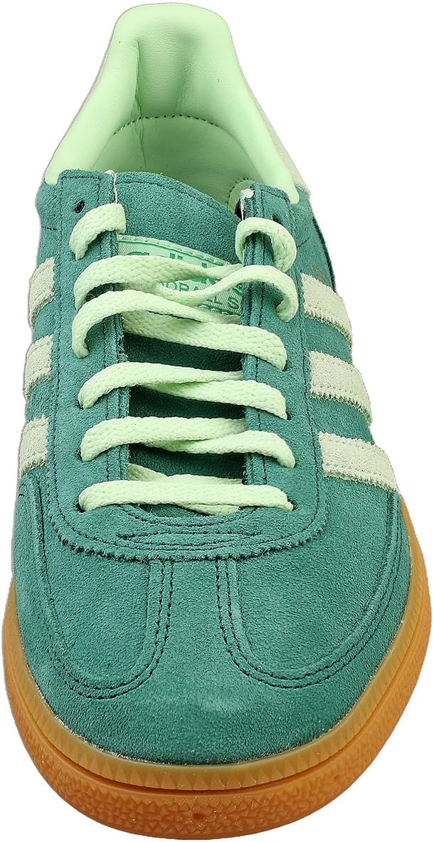 adidas WMNS Handball SPZL Shoe, Collegiate Green/Semi Green Spark/Gum, Size 7