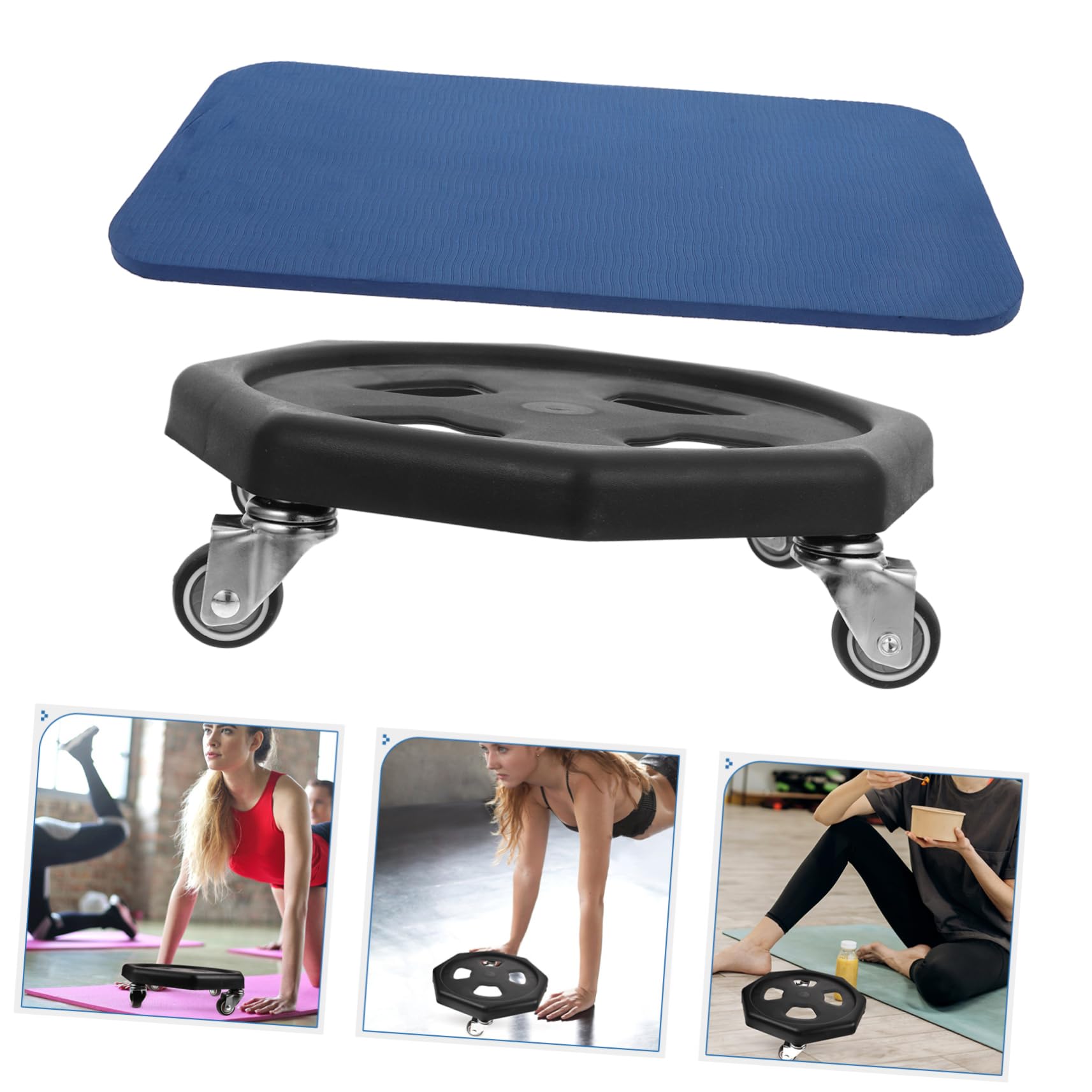 BESPORTBLE Equipo Abdominal Accesorios Disco Deslizante para Ejercicios Abdominales Ejercicio Físico Deslizadores De Ejercicio De Fitness Cinturón Ruedas Black Ingeniería Págs.
