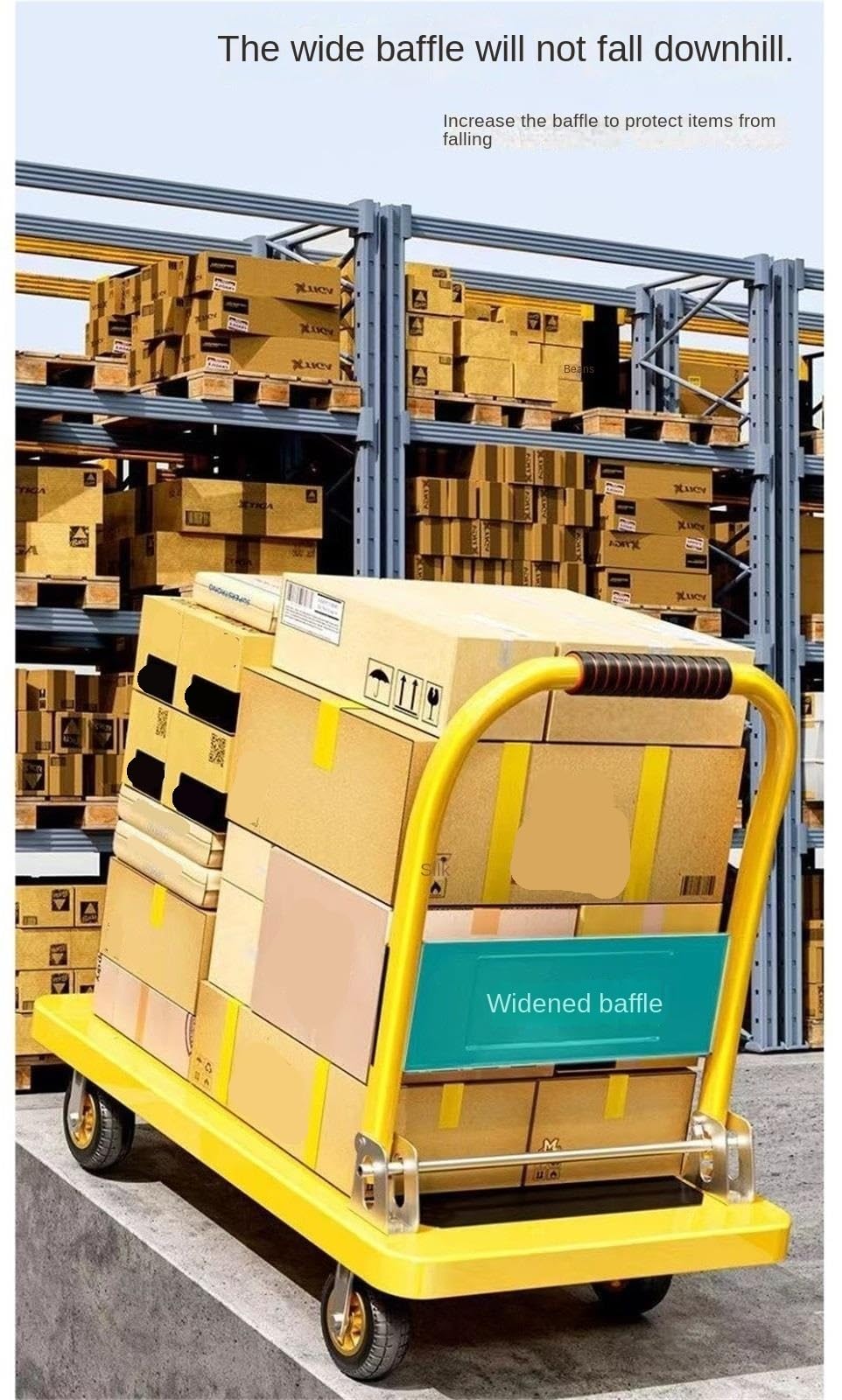 Transportkarre Hubwagen Plattformwagen, Schwerlastwagen, Handwagen, Schubkarre Transporthilfe