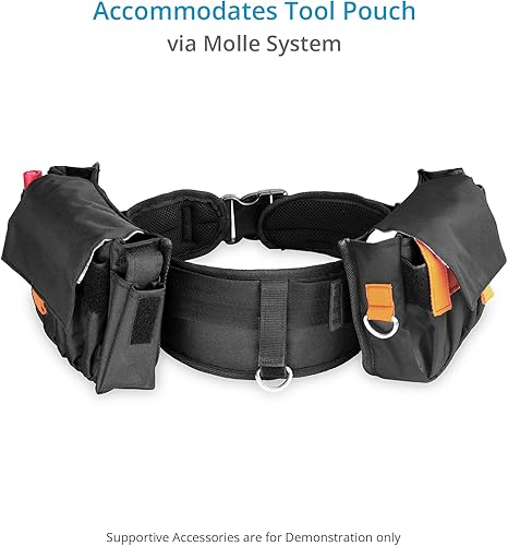 Miniatura 4 de PROAIM Cube - Cinturón de herramientas utilitario para asistentes de cámara, agarres y técnicas. Para cinta Gaffer, multiherramienta y otros