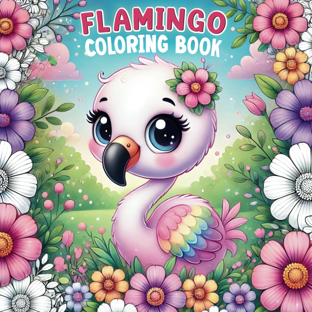 Flamingo Coloring Book: Fun and Educational Flamingo Facts and Coloring Pages, Explore Wildlife and Tropical Birds with an Interactive Animal Coloring ... Full of Nature-Themed Activities for Children