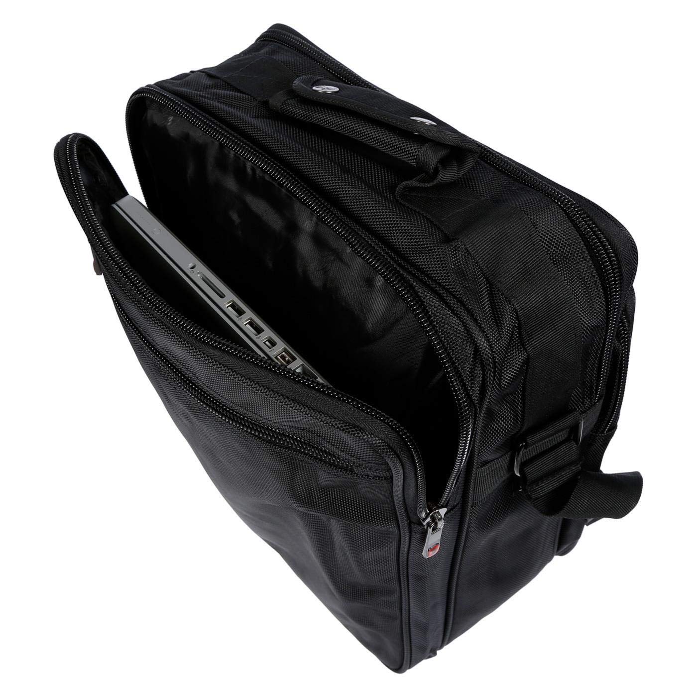 Christian Wippermann XXL Umhängetasche Flugbegleiter Herren Tasche Messenger Arbeitstasche Laptoptasche