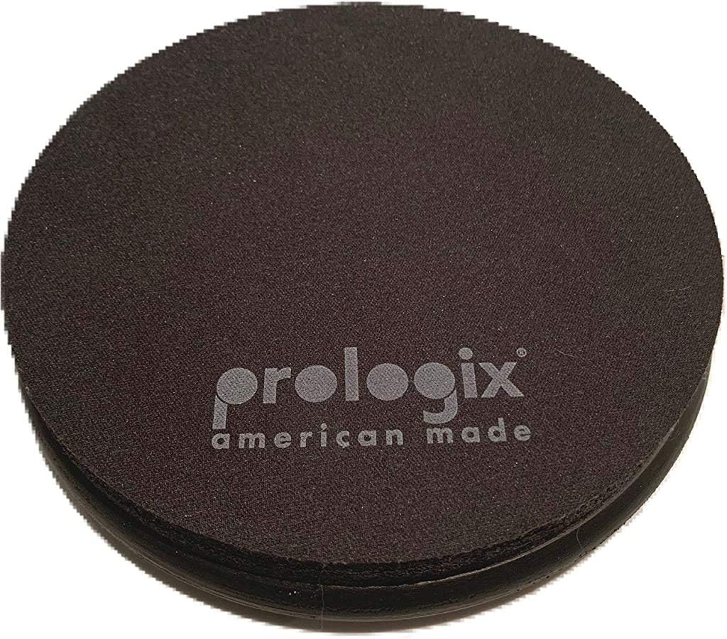 Prologix 8" Midnight Resistance Series Black Out- Extreme/Gray- Light Dual-Sided Practice Pad (8 inch)
