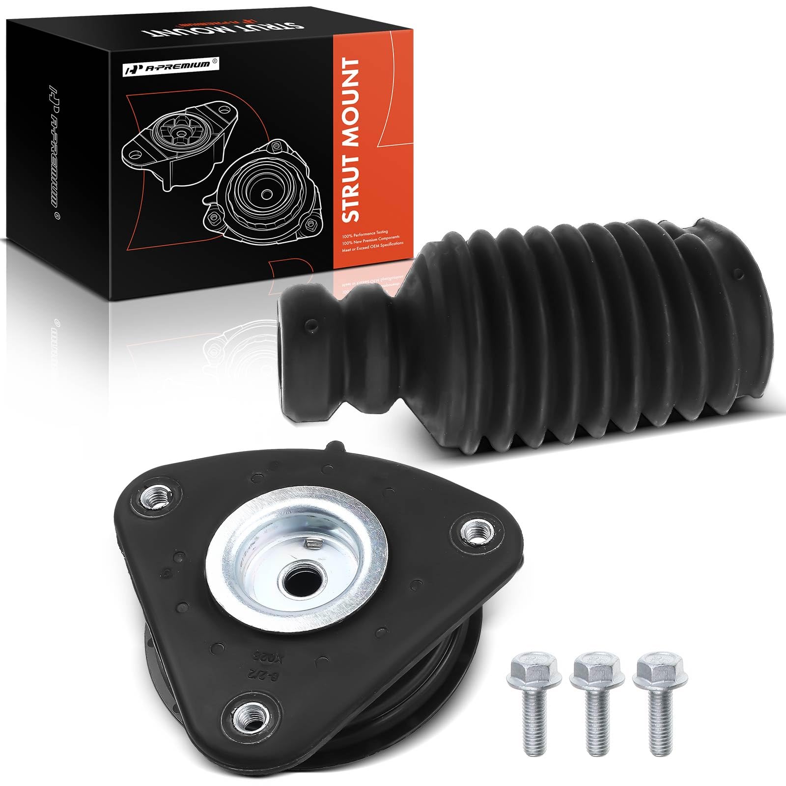 Front Driver or Passenger Side Suspension Strut Mount Compatible with Ford Escape 2013-2019 Focus 2012-2016 Transit Connect C-Max Lincoln MKC