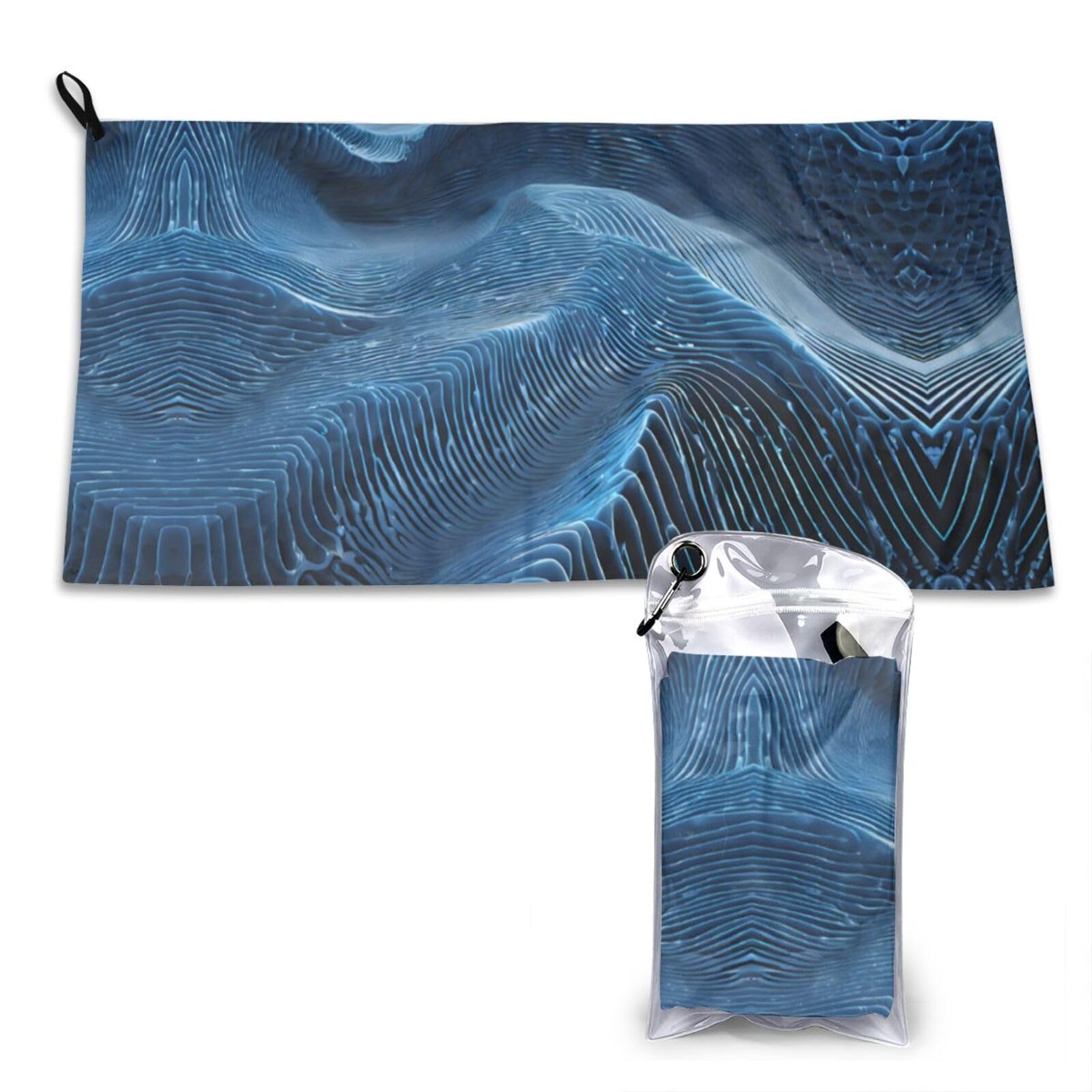 WXWJSHMGC Abstract Polygonal Space Print Cooling Towel, Gym Towel,Cooling Towels For Neck, Soft Breathable Travel Cool Towel,Sports Towels For Gym,Camping