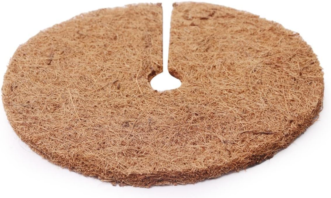 COCO & COIR Mulch Mats | 15cm / 6 inches | 10 pack | Strawberry Mats and Plant Protection Indoor and Outdoor