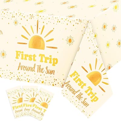 First Trip Around The Sun Tableware/Cake Decorations