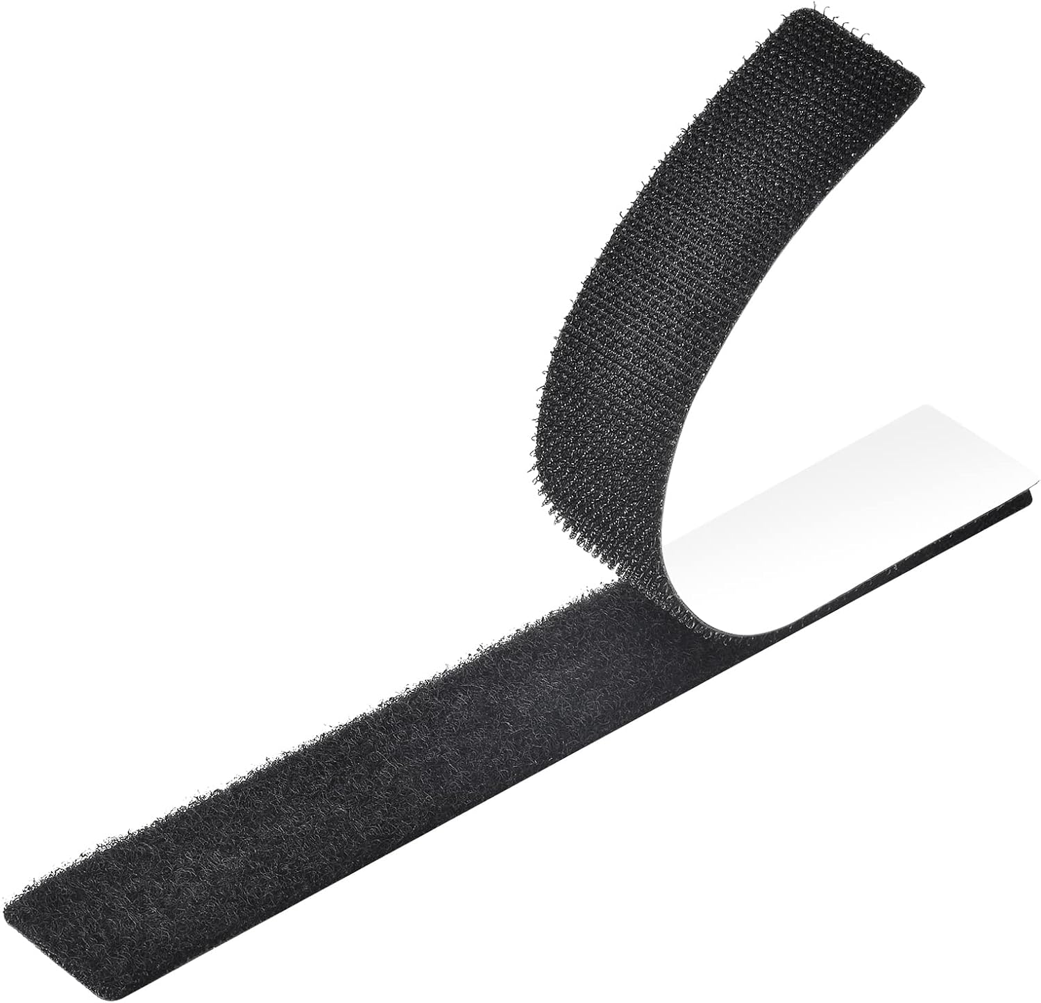 20 Sets 1x7 Inch Hook and Loop Strips with Adhesive, Industrial