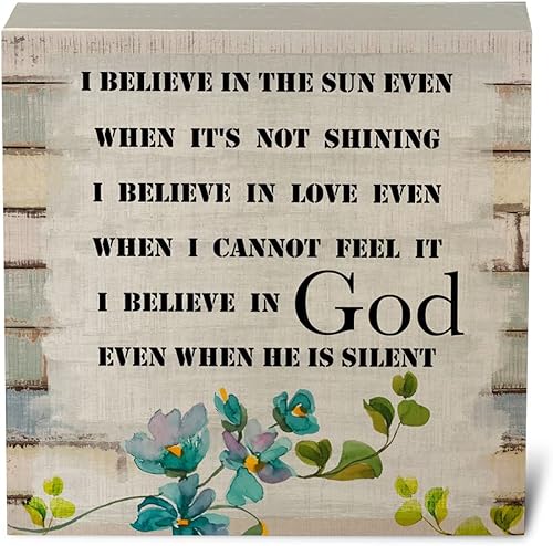 Regalos cristianos inspiradores, decoración cristiana, regalos religiosos, placa de bloque de madera, caja de madera para el hogar, sala de estar,