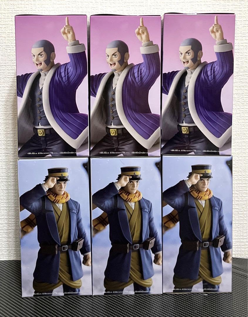 Amazon.co.jp: ゴールデンカムイ フィギュア 杉元佐一 白石由竹 6体