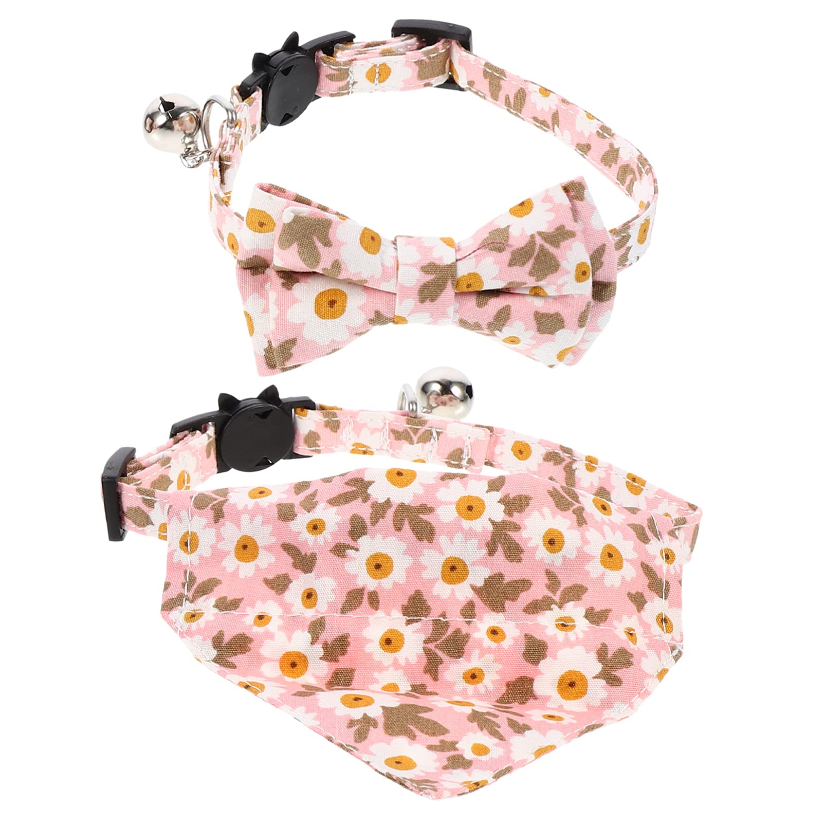 POPETPOP 3 Set Di Collare Per Gatti Chic Per Gatti Triangolo Sciarpa Accessori Per Animali Domestici Per Feste Di Compleanno Di Natale 2 Pezzi * 3