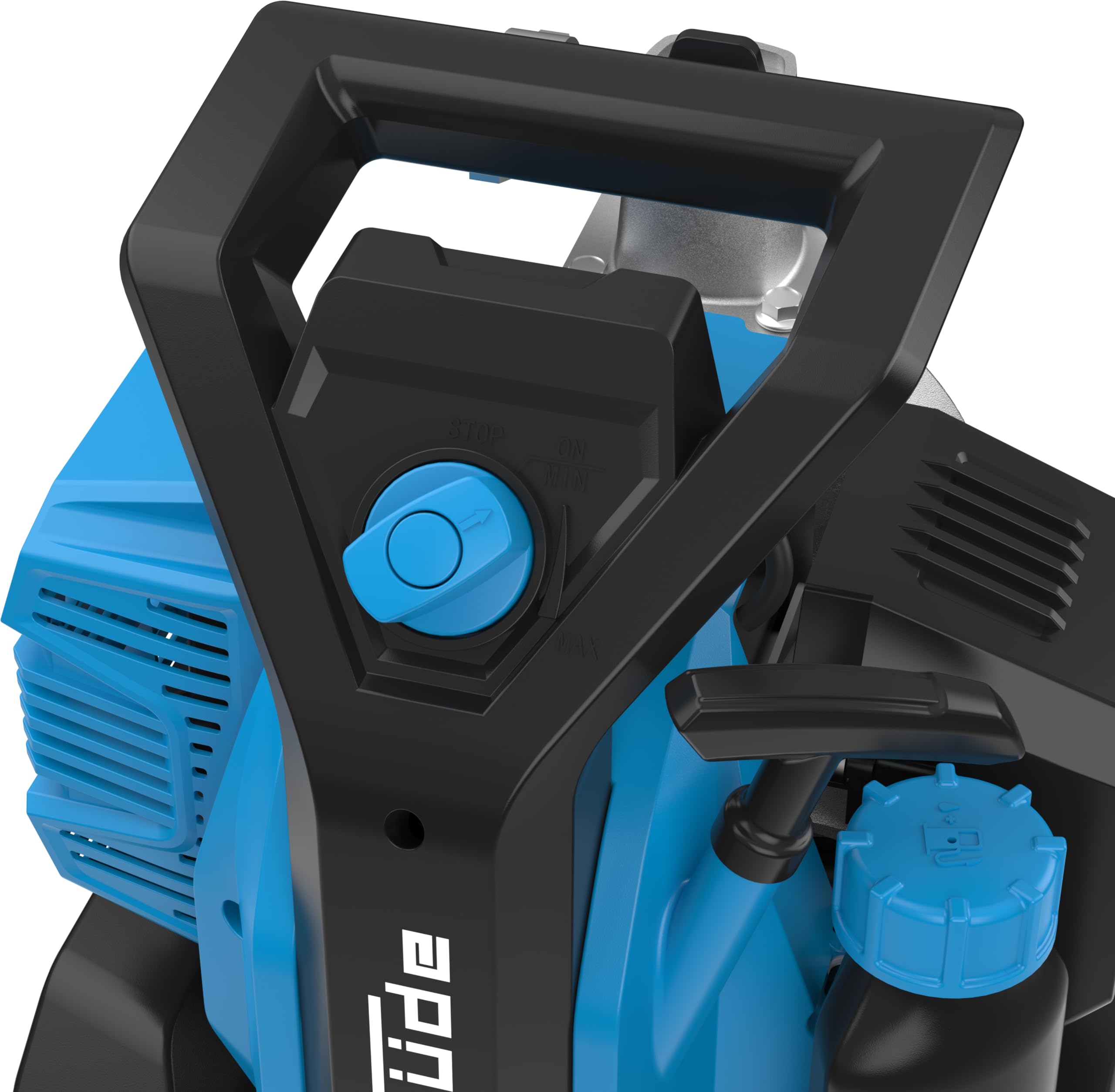 Güde Motorpumpe GMP 7.21 (2-Takt-Motor, 1,45/2 (kW/PS), 52 cm³ Hubraum, 7000 l/h Fördervolumen, 24 m max. Förderhöhe, 8 m max. Ansaughöhe, Pumpengehäuse und Laufrad aus Aluminium-Druckguss)
