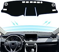 Vista 8 de para Toyota Rav4 Accesorios 2018 2017 2016 2015 2014 2013 Cubierta de salpicadero Alfombrilla para salpicadero Ajuste personalizado Cubierta