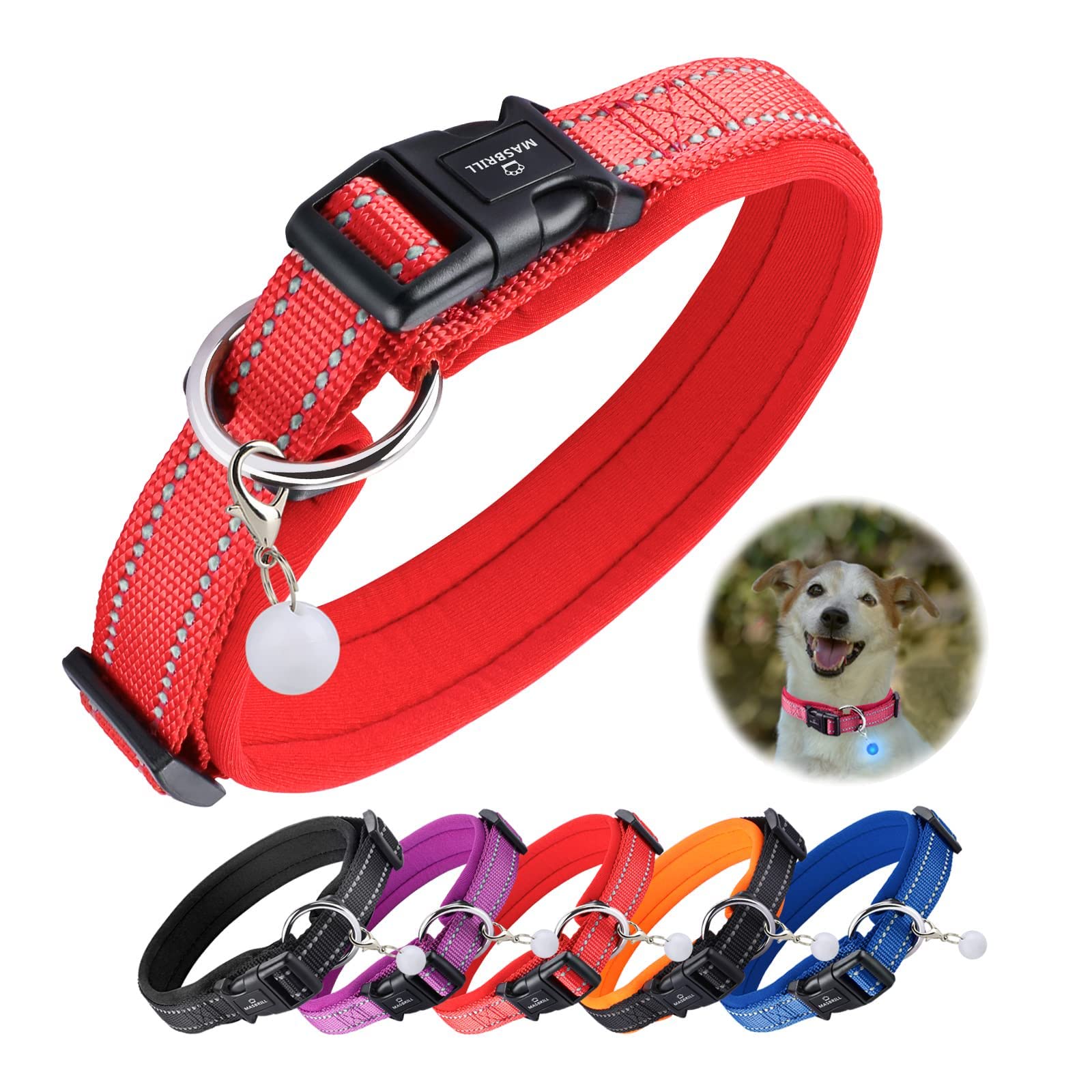 Dog Collar, Made with Premium Reinforced Nylon, Durable and Soft, has Control Handle and Buckle for Safety and Convenience, Adjustable (Large) (B0C6H16Q8C) Amazon Price History, Amazon Price Tracker