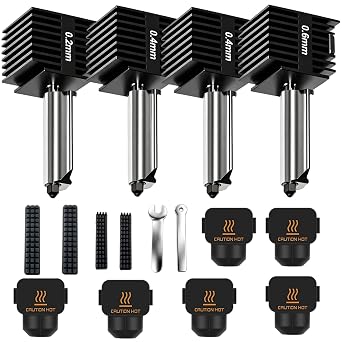 Bambu Lab A1 Mini /A1/A2L Hotend Kit  0.2/0.4/0.6mm 4     & 300 C 6 &A2L/A1/A1