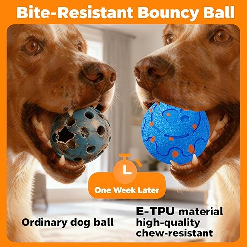 Miniatura 5 de Active Rolling Wicked Ball - Juguete para perros con movimiento automático y salto, evita obstáculos inteligente, material E-TPU, IP54 impermeable,