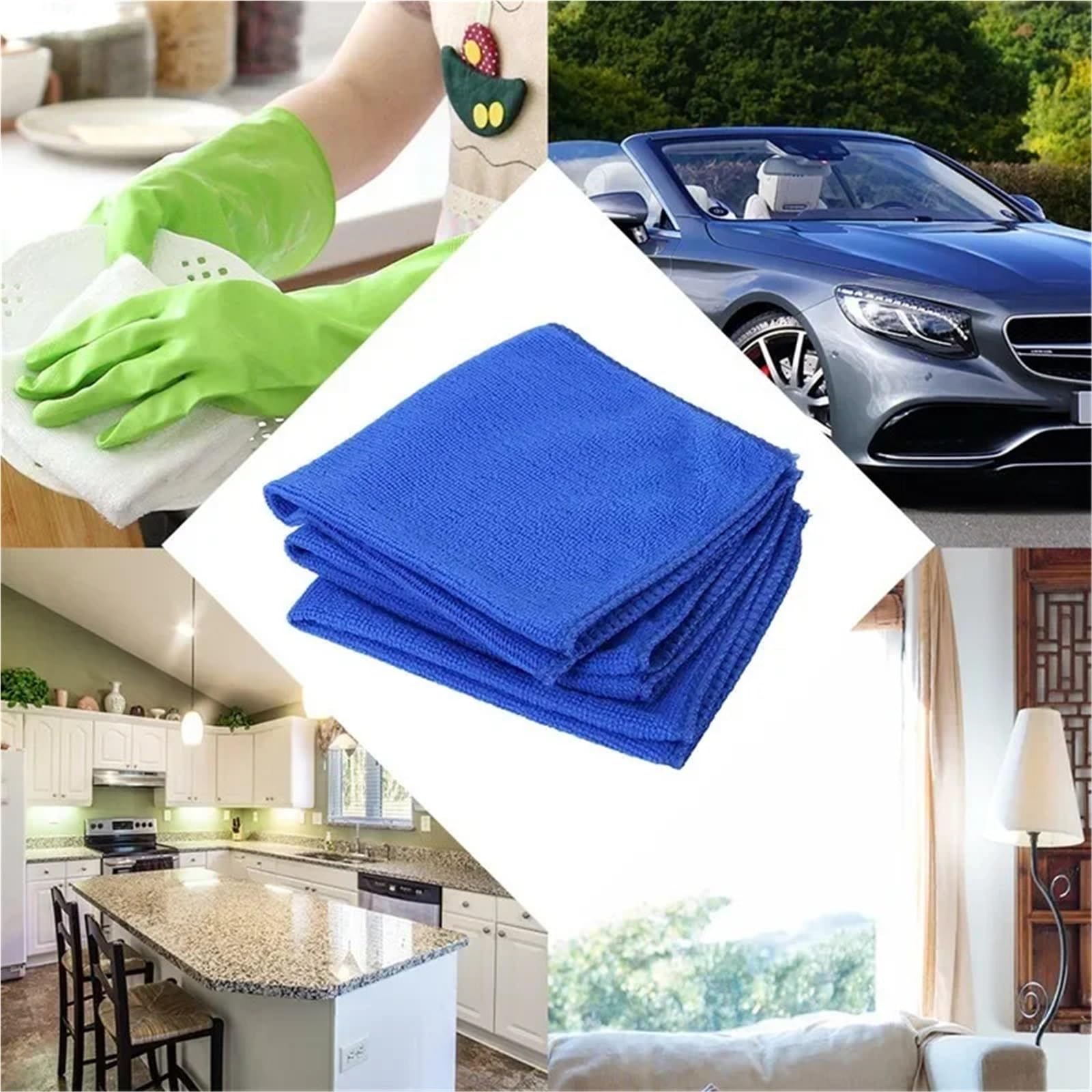 Toallas De Microfibra, Paño De Secado For Lavado De Coches, Paños De Limpieza For El Hogar, Herramientas De Limpieza Automática