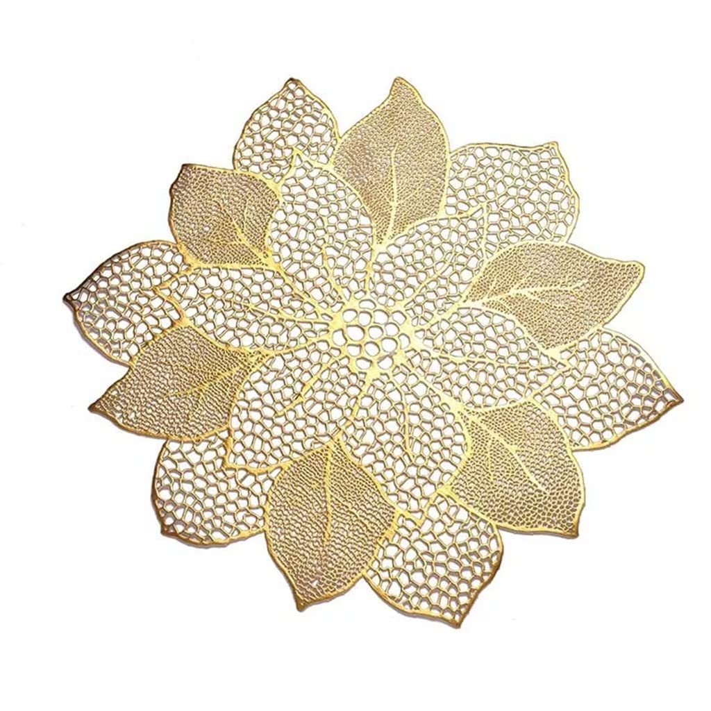 IANSHFKN Pvc Placemat Hollow Mat Dining Table Decoration Western Food Rug Restaurant Kitchen