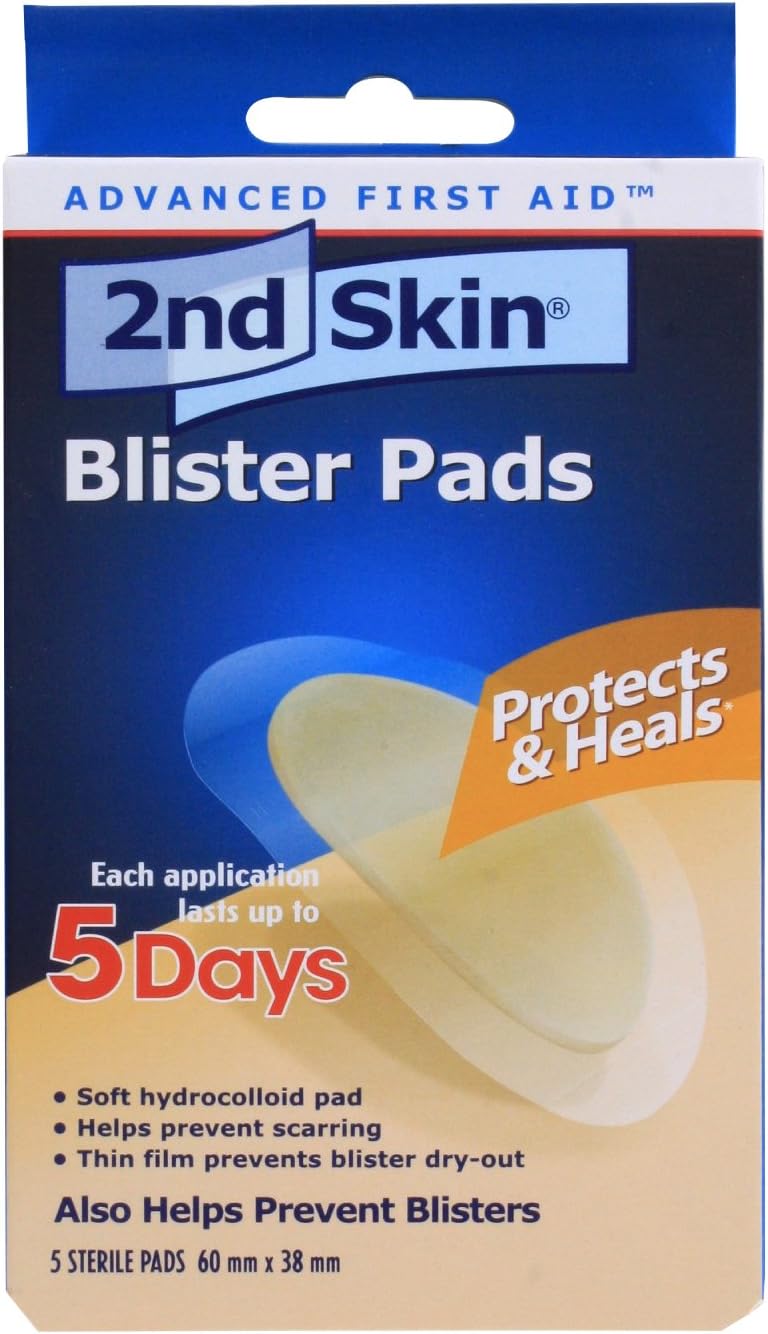 2nd Skin Blister Pads, Medical, 5-Count