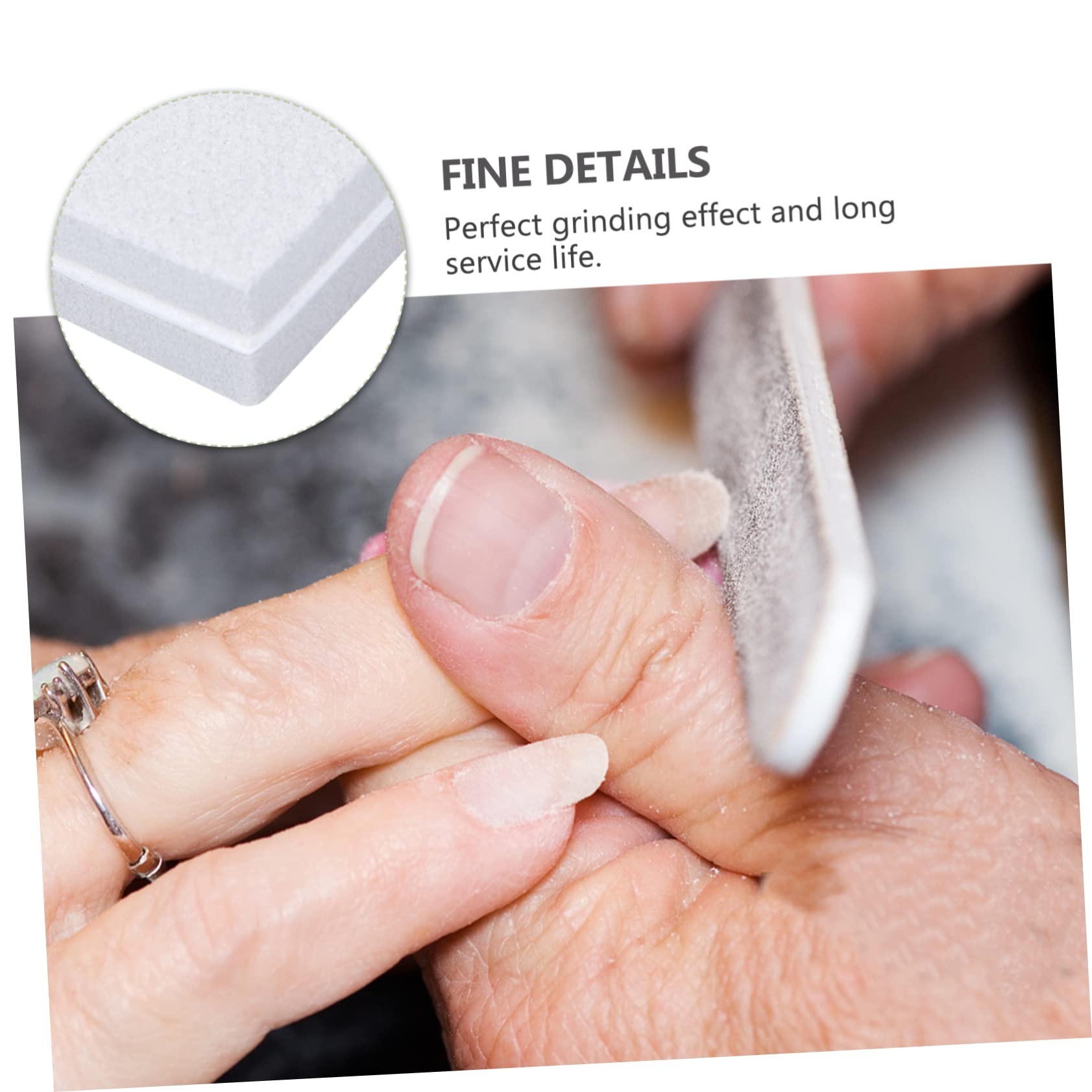 Beavorty 120piezas Mini Limas De Uñas De Esponja Para Arte De Uñas Bloques De Pulido Cuadrados Para Manicura y Pedicura Coloridas