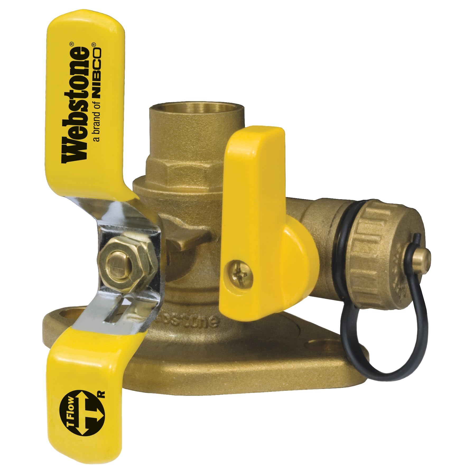 Aislador SWT LF 11/4 con brida giratoria y drenaje MF para tuberías