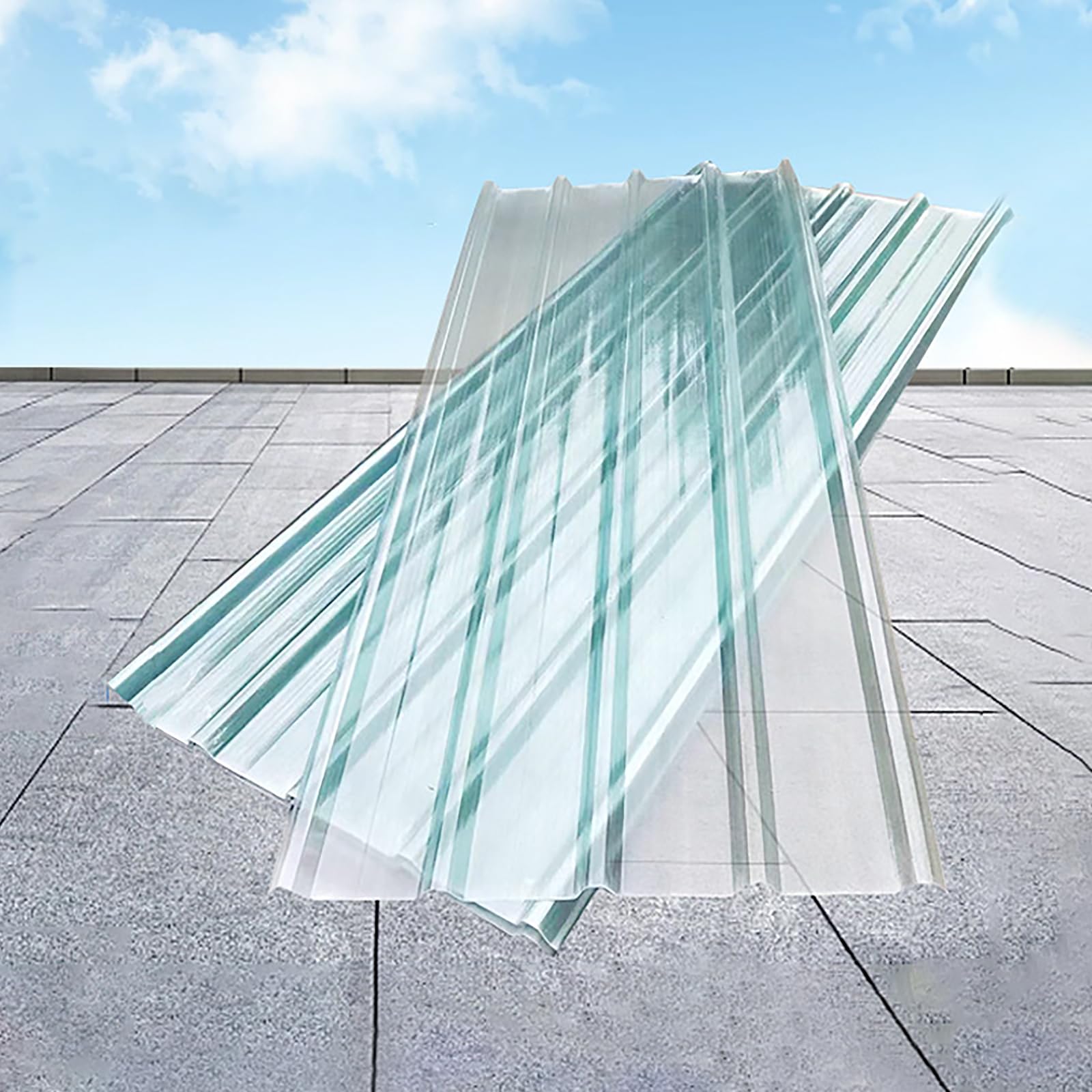 Amazon.com: SEAFIOZ 2mm Thick Transparent Roofing Sheet