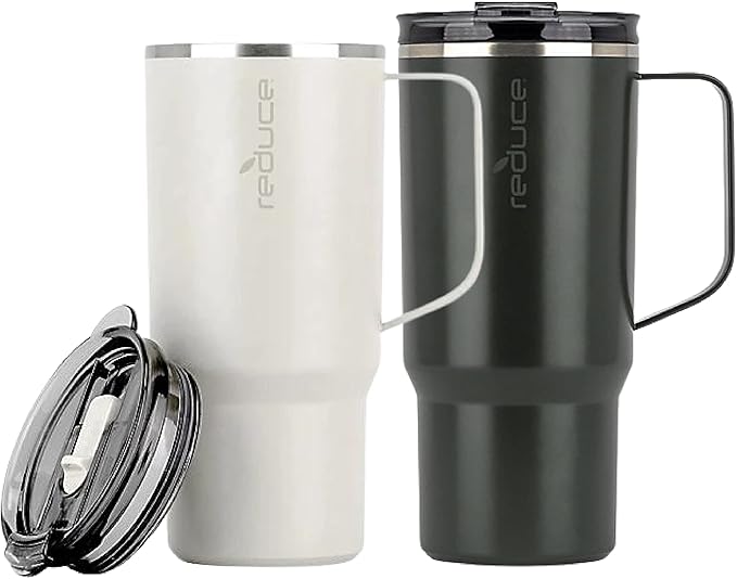 Reduce Travel Coffee Mug, 24 oz 2 Pack Insulated Mug