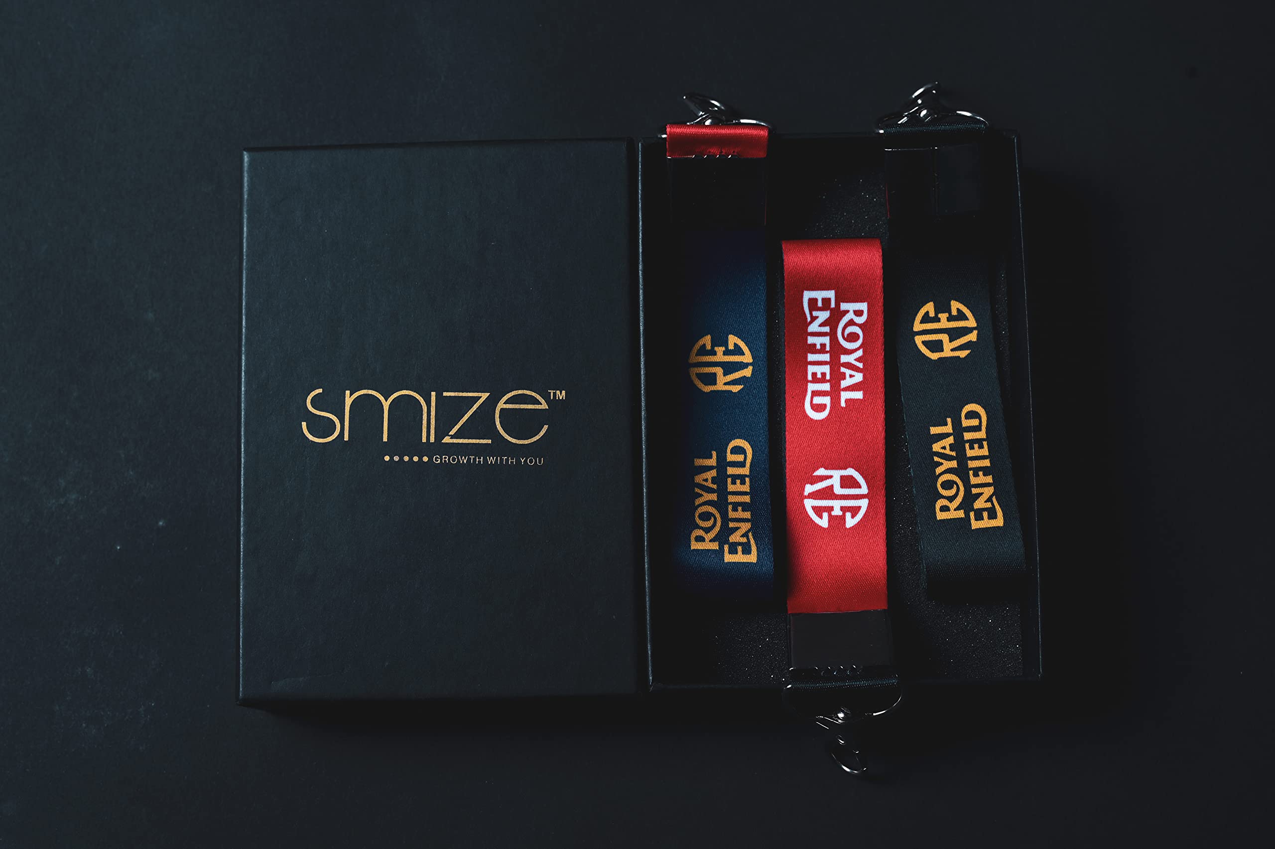 smize premium nylon-satin keychain gift for RIDERS, BIKE LOVERS, TRAVELERS with hook and ring(ROYAL ENFILD (Pack Of -3)-picture-25