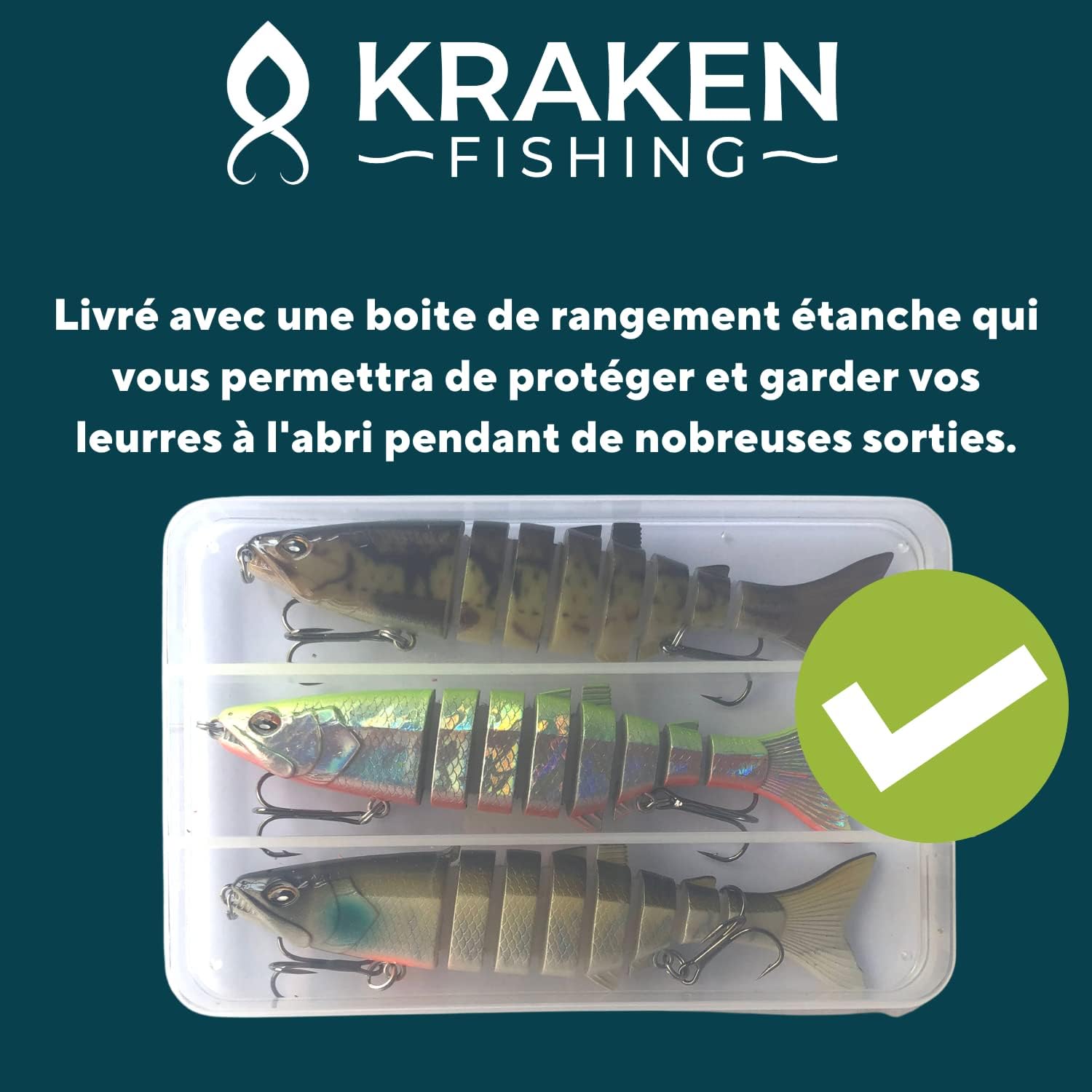 Predatory Fishing Lure Pack Efficient and Redistable Fishing Lures