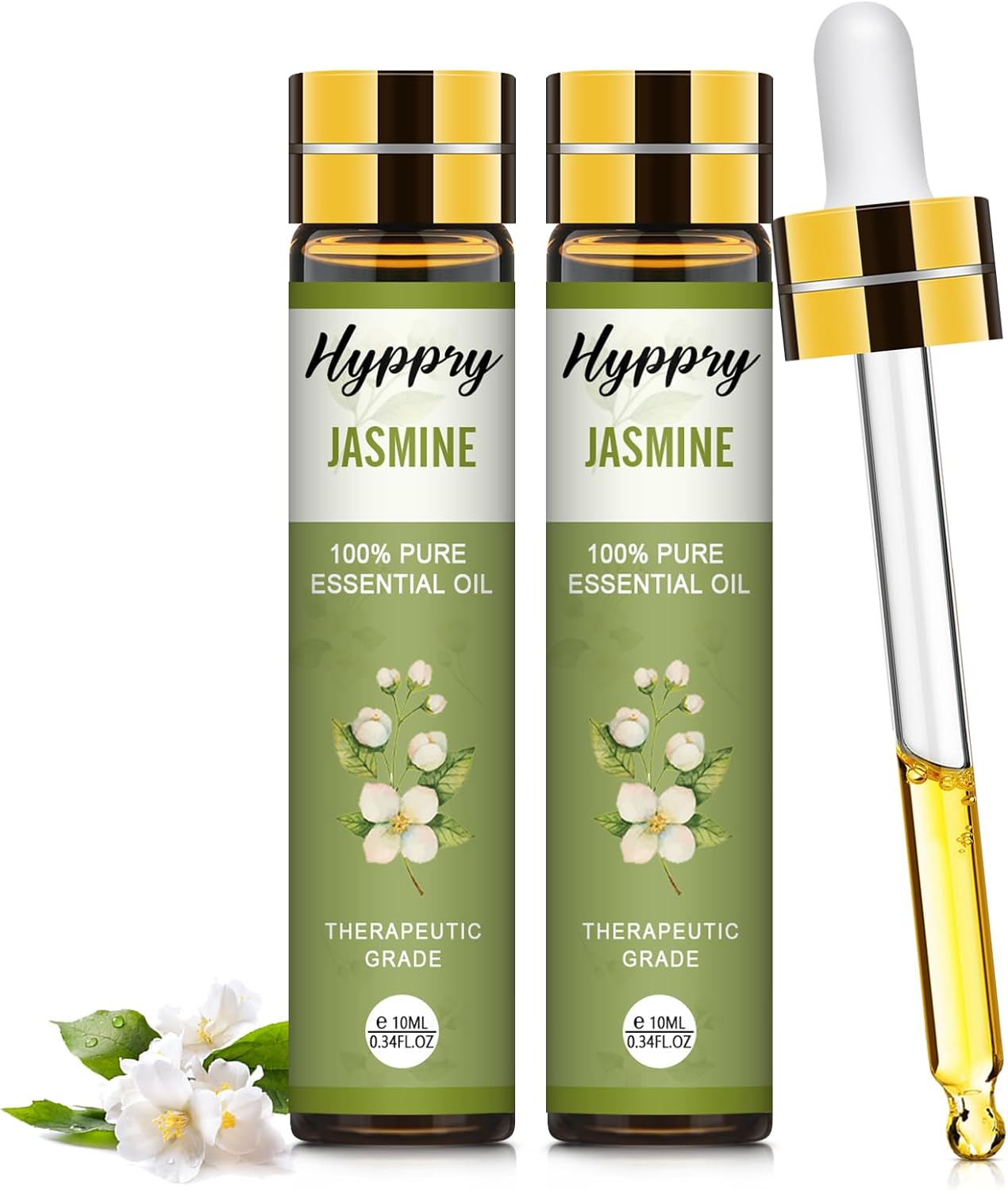 Hyppry 2 x 10ml Jasmine Essential Oil Therapeutic Grade, 100 Pure