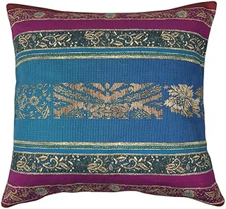 Bassetti Housse de Coussin Malve B1 Blu 40 x 40 cm, Multicolore
