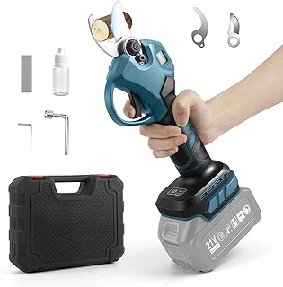 電動剪定バサミ 充電式剪定ばさみ 電動ハサミ マキタ18Vバッテリーに互換 ブラシレスモーター採用 切断直径35mm コードレス LEDディスプレイ搭載 植木 盆栽 庭木/枝切り/果樹用 剪定鋏 園芸用剪定用具 4枚刃 軽量 ケース付 (バッテリー・充電器別売)