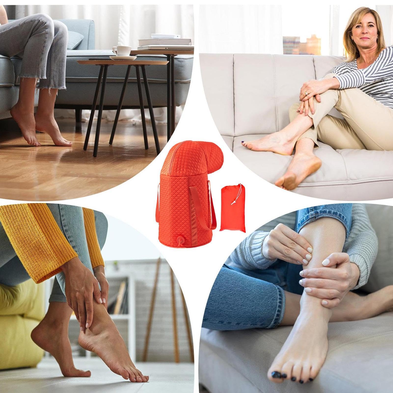 Bacino per piedi, vasca da bagno per piedi Ginocchiera da bagno imbottita