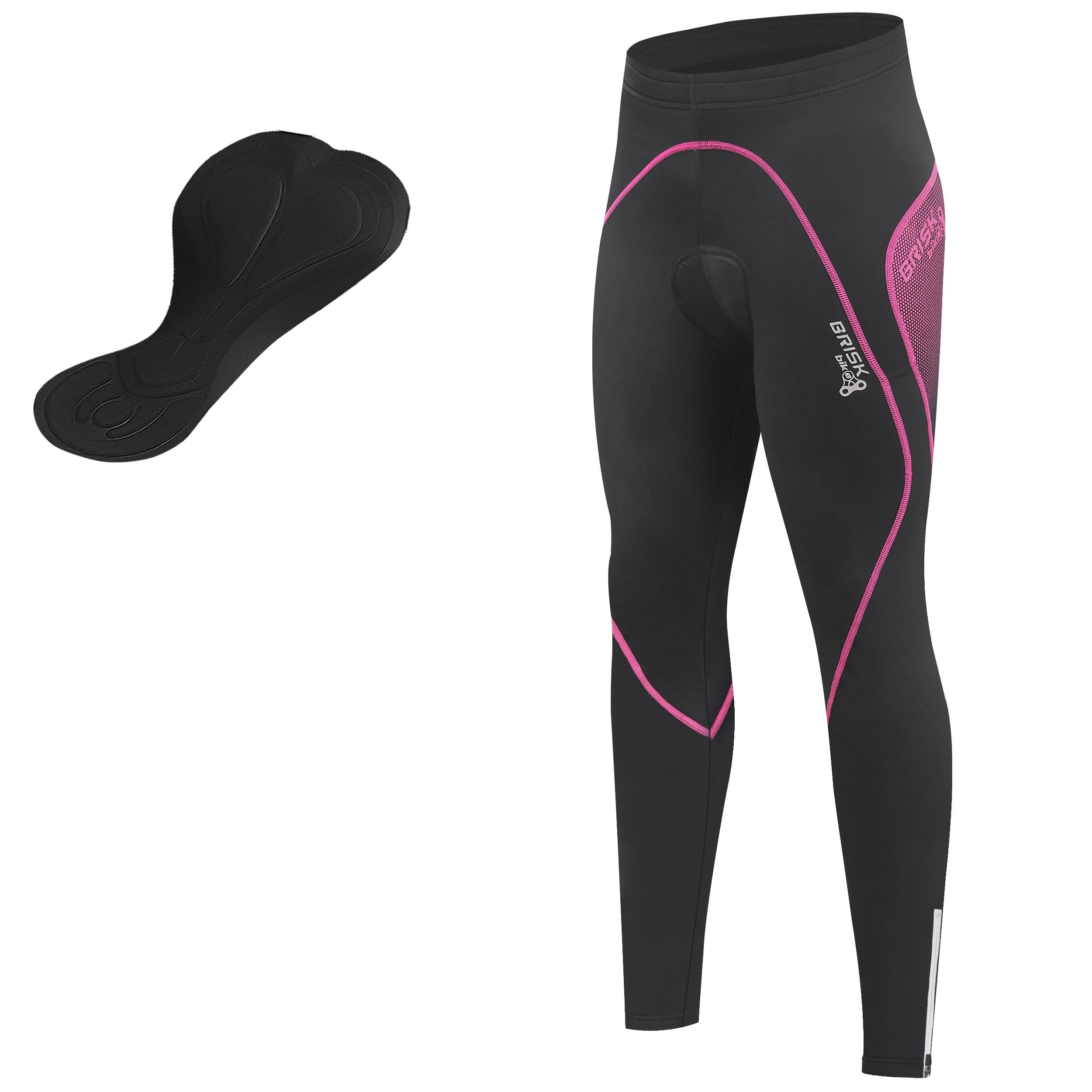 Brisk Bike Radhose, gepolsterte Winter-Thermohose für Damen, Fahrradhose, Leggings, Radlerhose, Damen