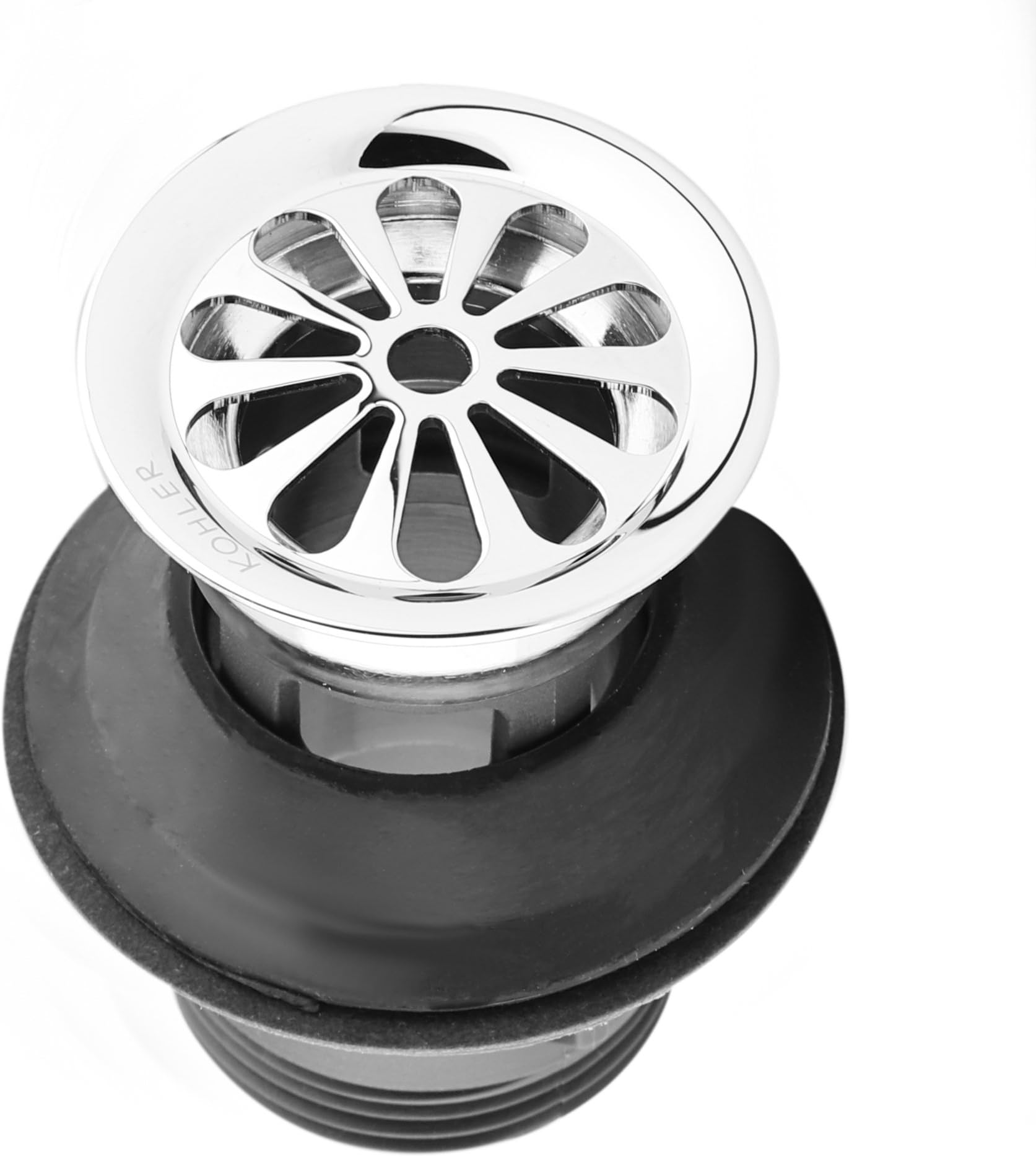 Grid Drain W/Overflow Hole- CP