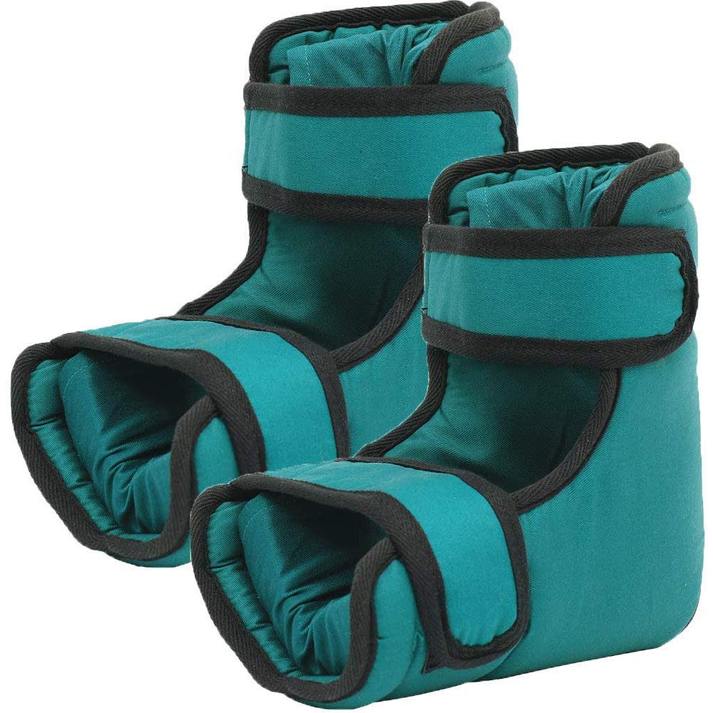 Almohadas para los pies - 1 par de Protectores para el talón - Cojines para el talón para Mantener el Calor, aliviar el Dolor de la presión y úlcera del talón