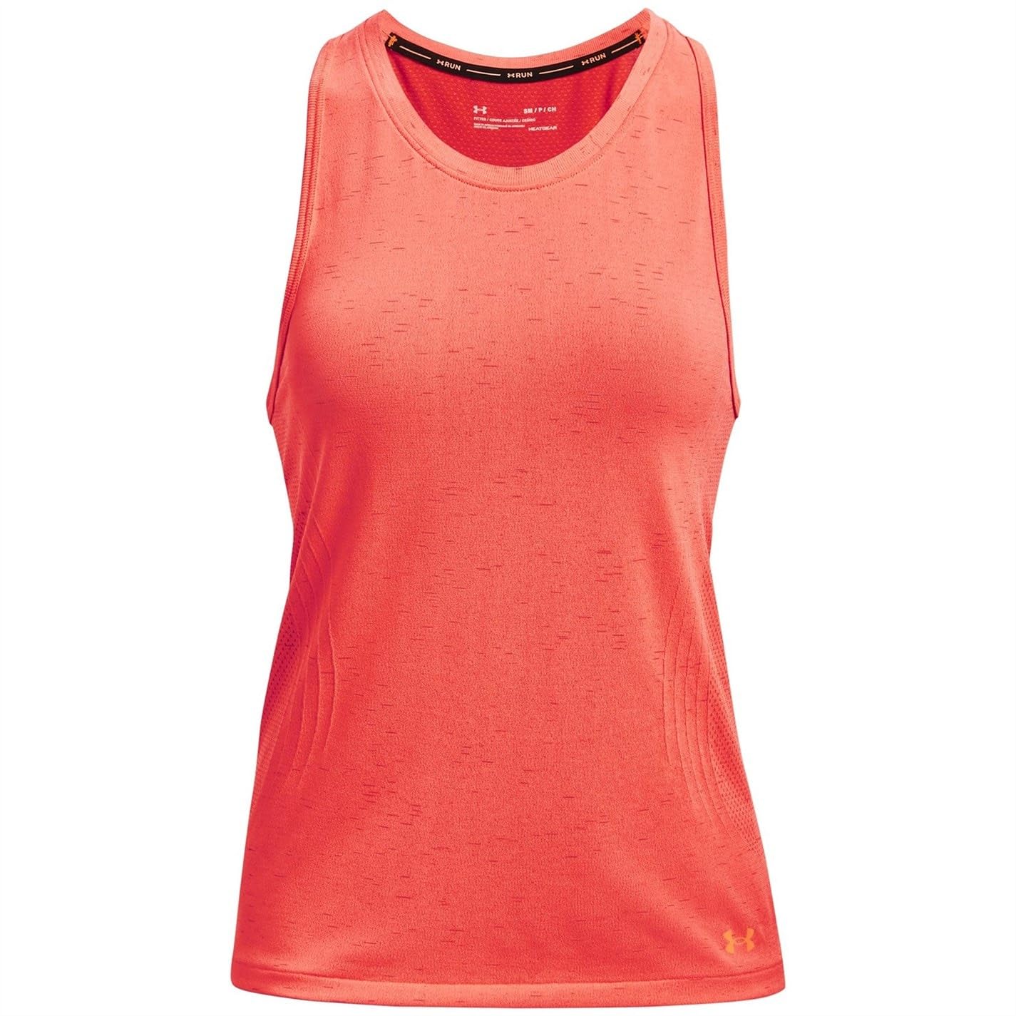 Under Armour Women Seamless Run Tank-Top Abbigliamento da Running Tank Top Orange - M