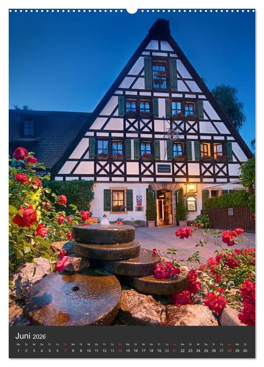 Bayreuth 2026 (hochwertiger Premium Wandkalender 2026 DIN A2 hoch), Kunstdruck in Hochglanz: Die schönsten Plätze und Gebäude der oberfränkischen ... und Festspielstadt Bayreuth. (CALVENDO Orte)